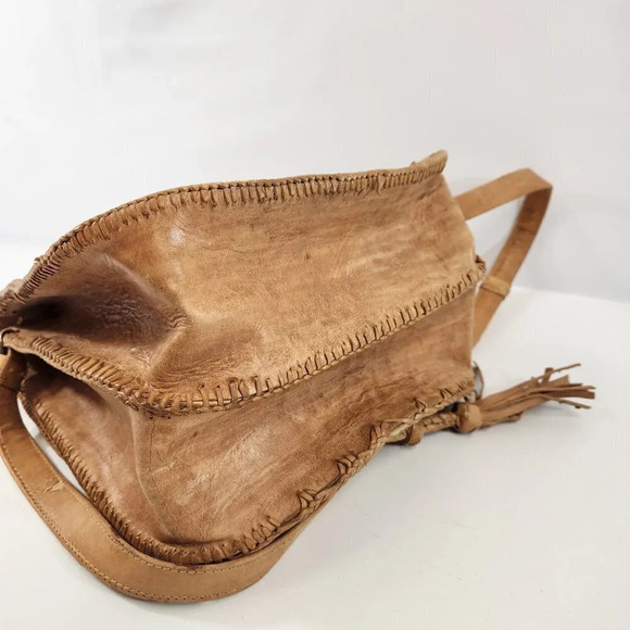 Vintage Alligator Skin Purse Shoulder  Bag Womens Crossbody Light Beige - Picture 9 of 16